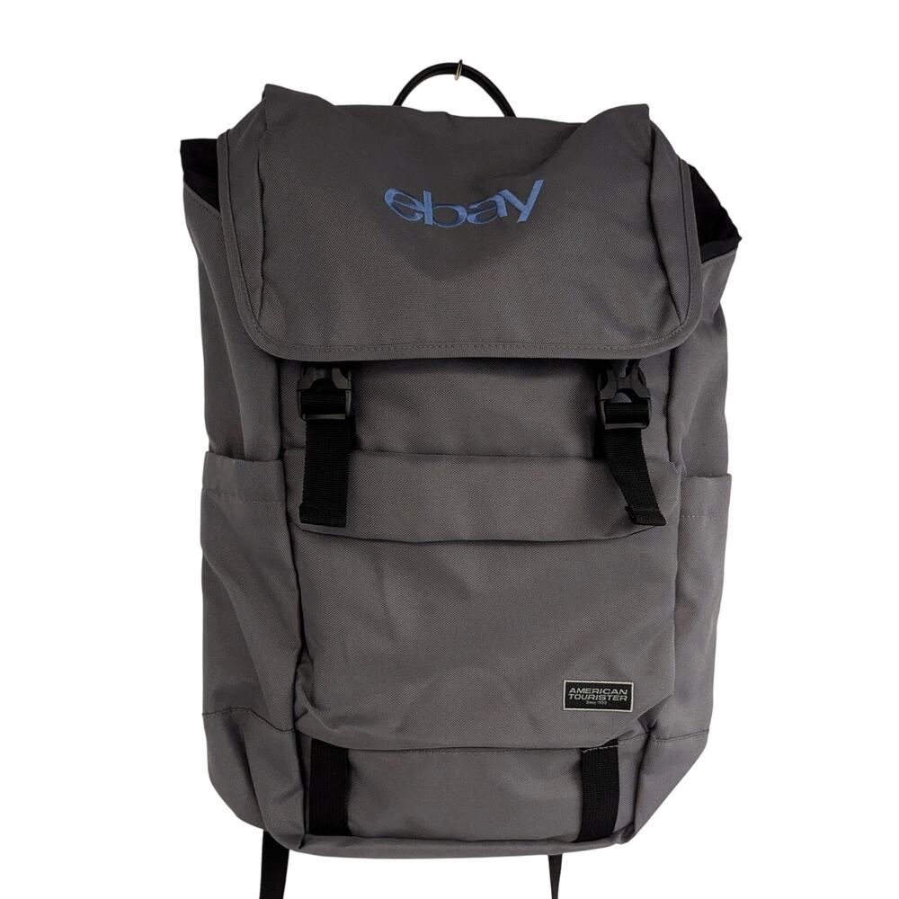 Ebay American Tourister Gray Backpack Padded for Laptops
